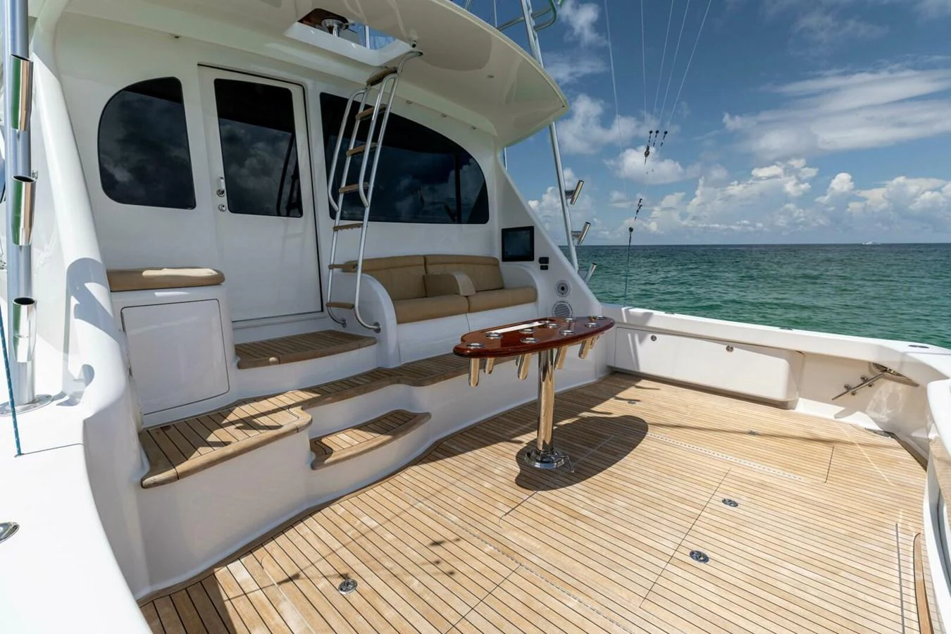 a boat on the water aboard MISS VIRGINIA Yacht for Sale