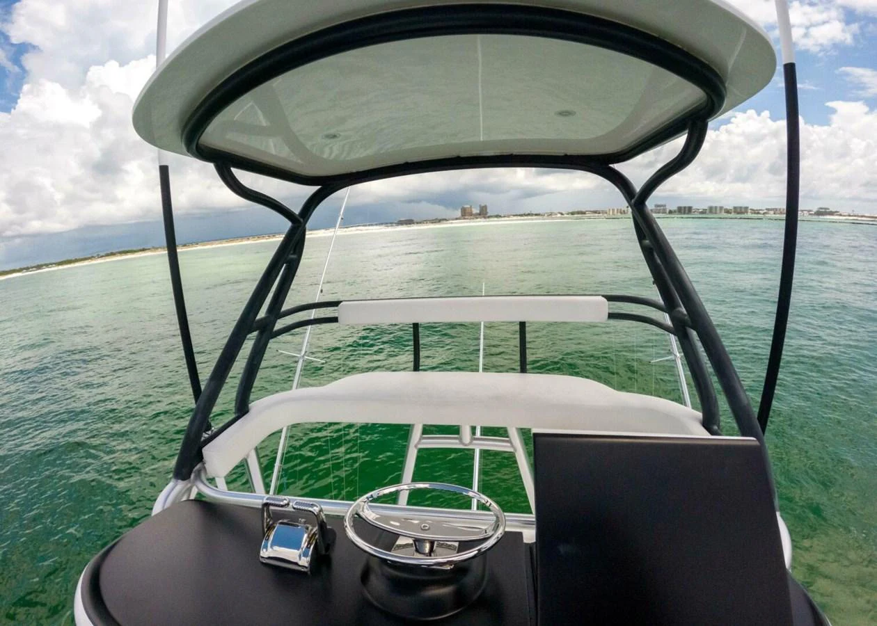 a boat on the water aboard MISS VIRGINIA Yacht for Sale