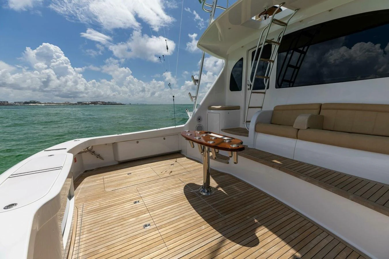 a boat on the water aboard MISS VIRGINIA Yacht for Sale