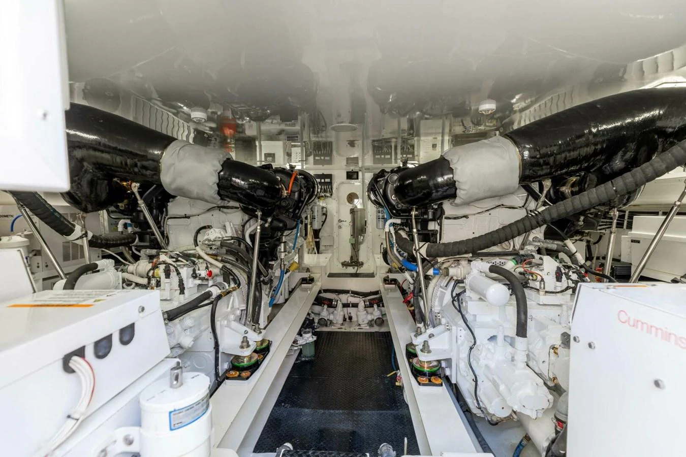 a room with machinery aboard MISS VIRGINIA Yacht for Sale