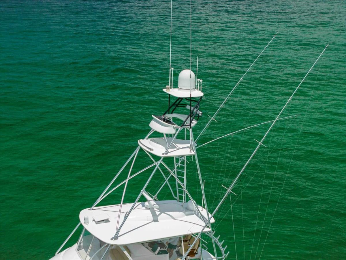 a boat in the water aboard MISS VIRGINIA Yacht for Sale