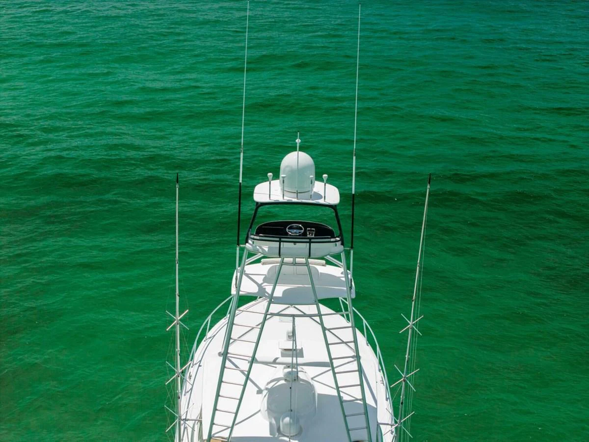 a boat in the water aboard MISS VIRGINIA Yacht for Sale