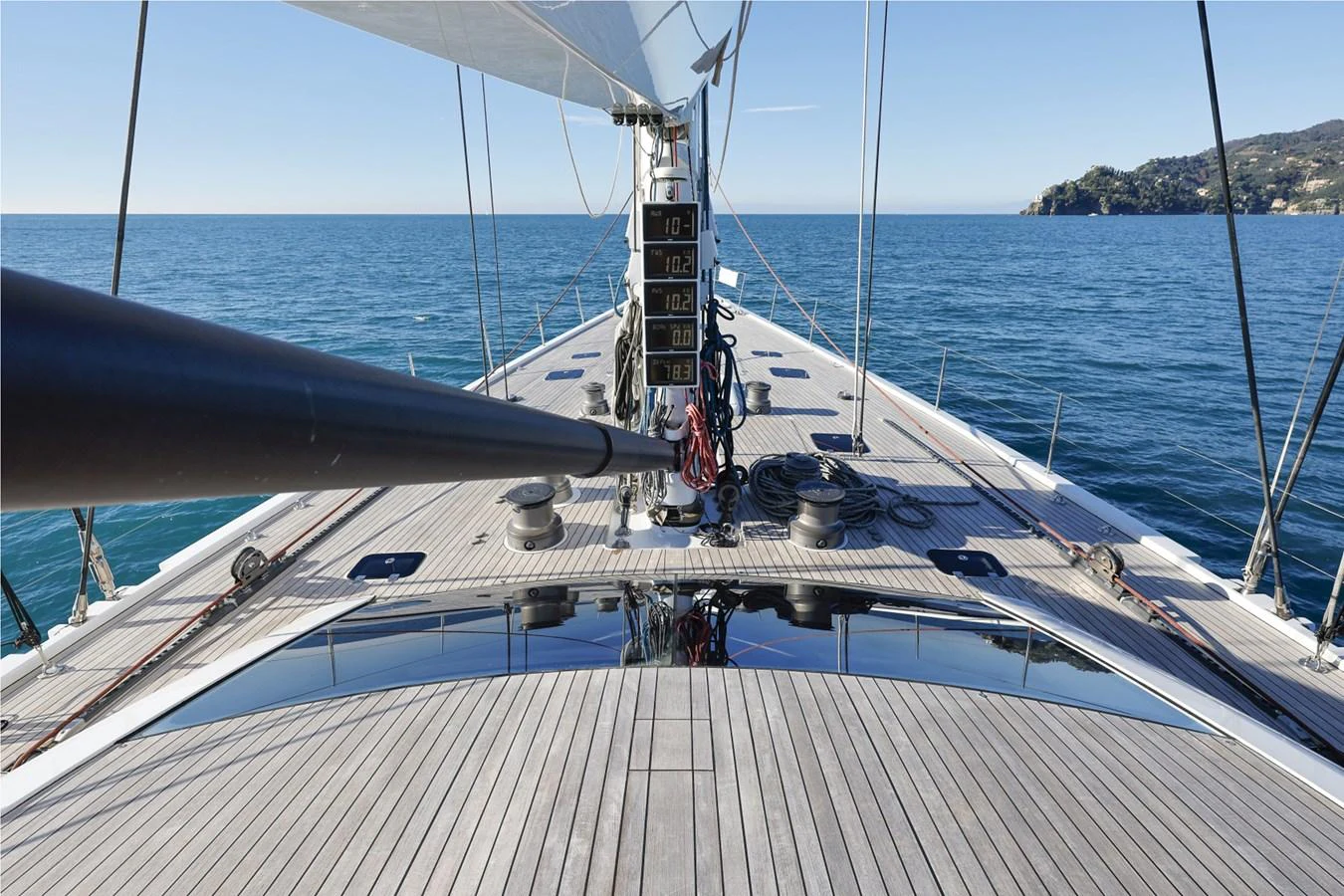 a boat on the water aboard CAPRICORNO Yacht for Sale