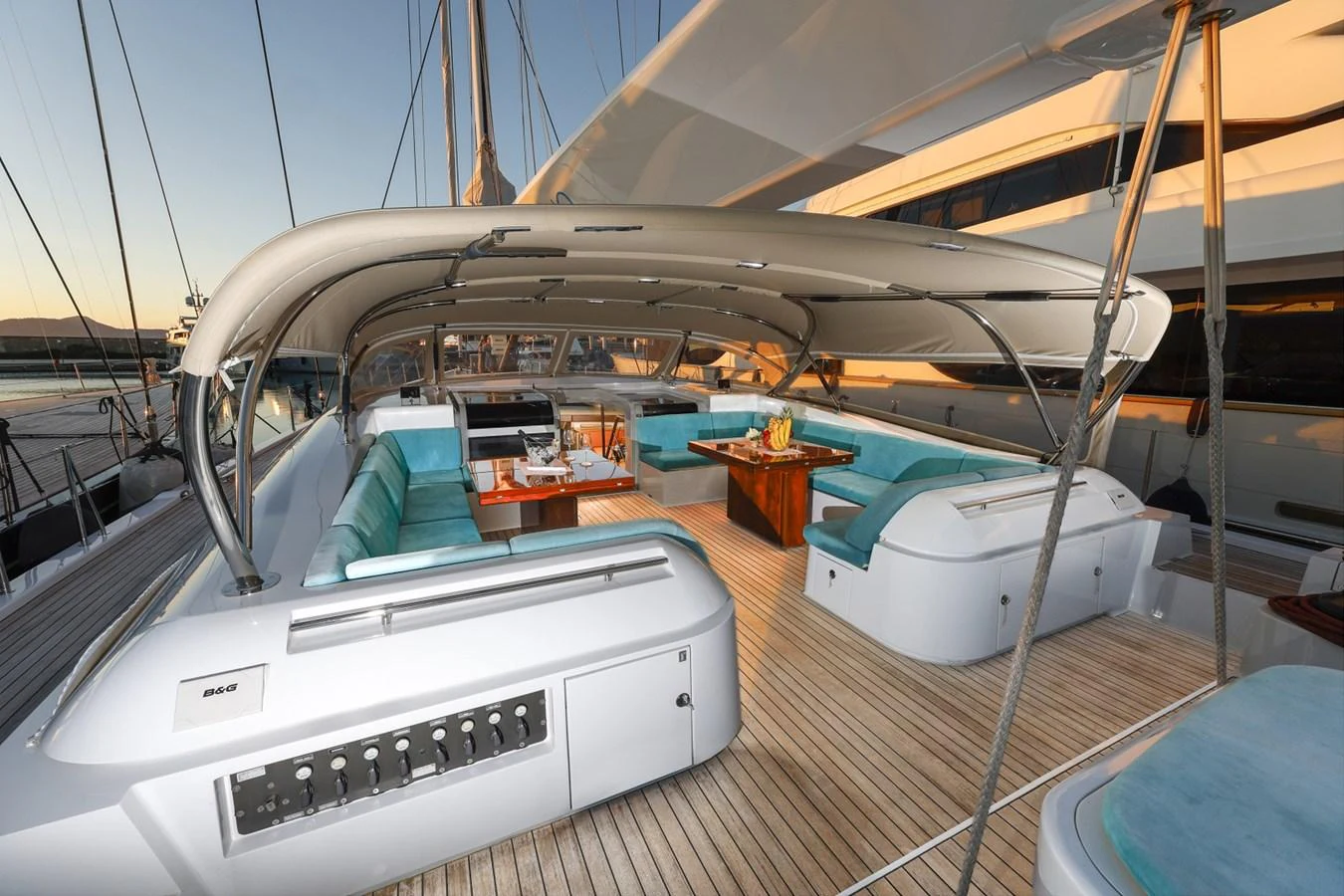 a boat on the water aboard CAPRICORNO Yacht for Sale