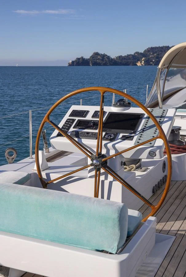 a boat on the water aboard CAPRICORNO Yacht for Sale