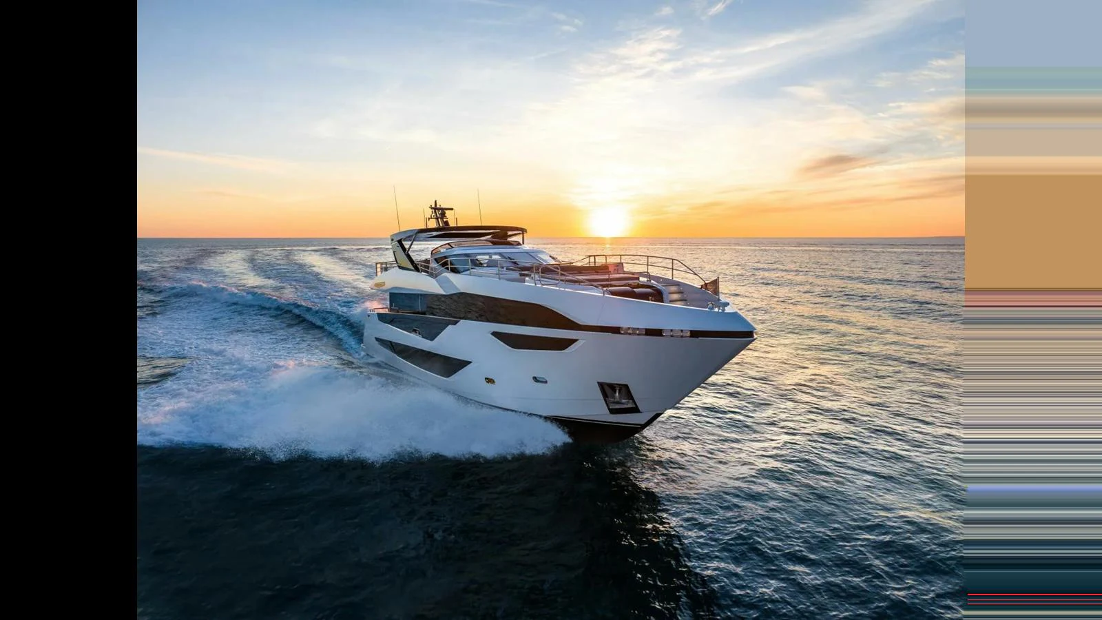 a white yacht on the water aboard 100 YACHT Yacht for Sale