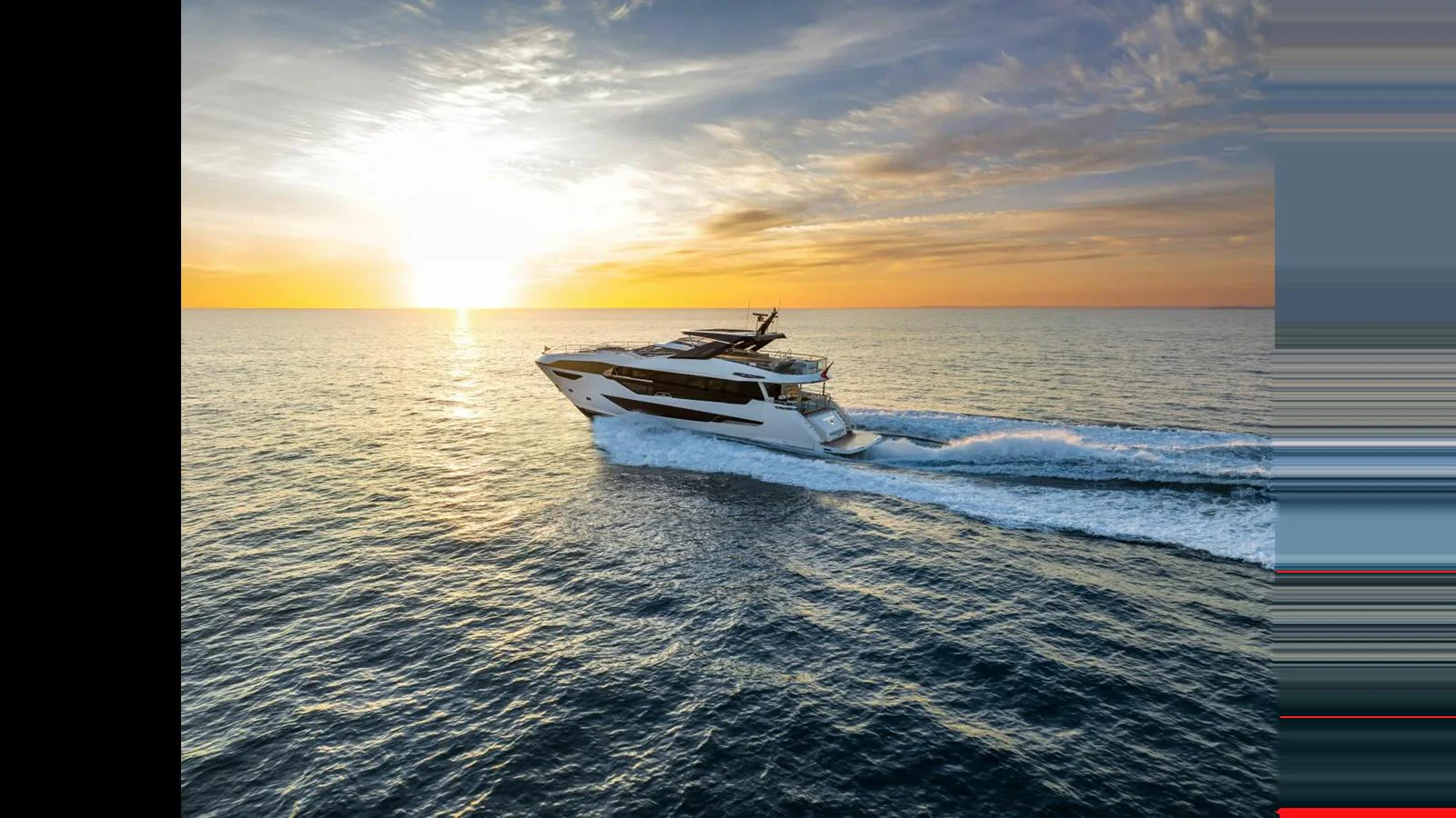 a boat on the water aboard 100 YACHT Yacht for Sale