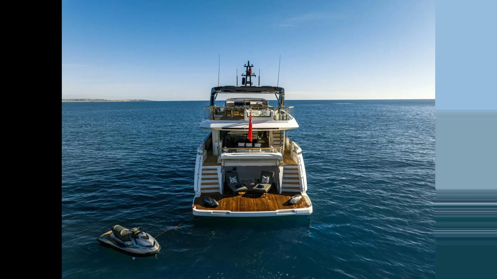 a boat on the water aboard 100 YACHT Yacht for Sale
