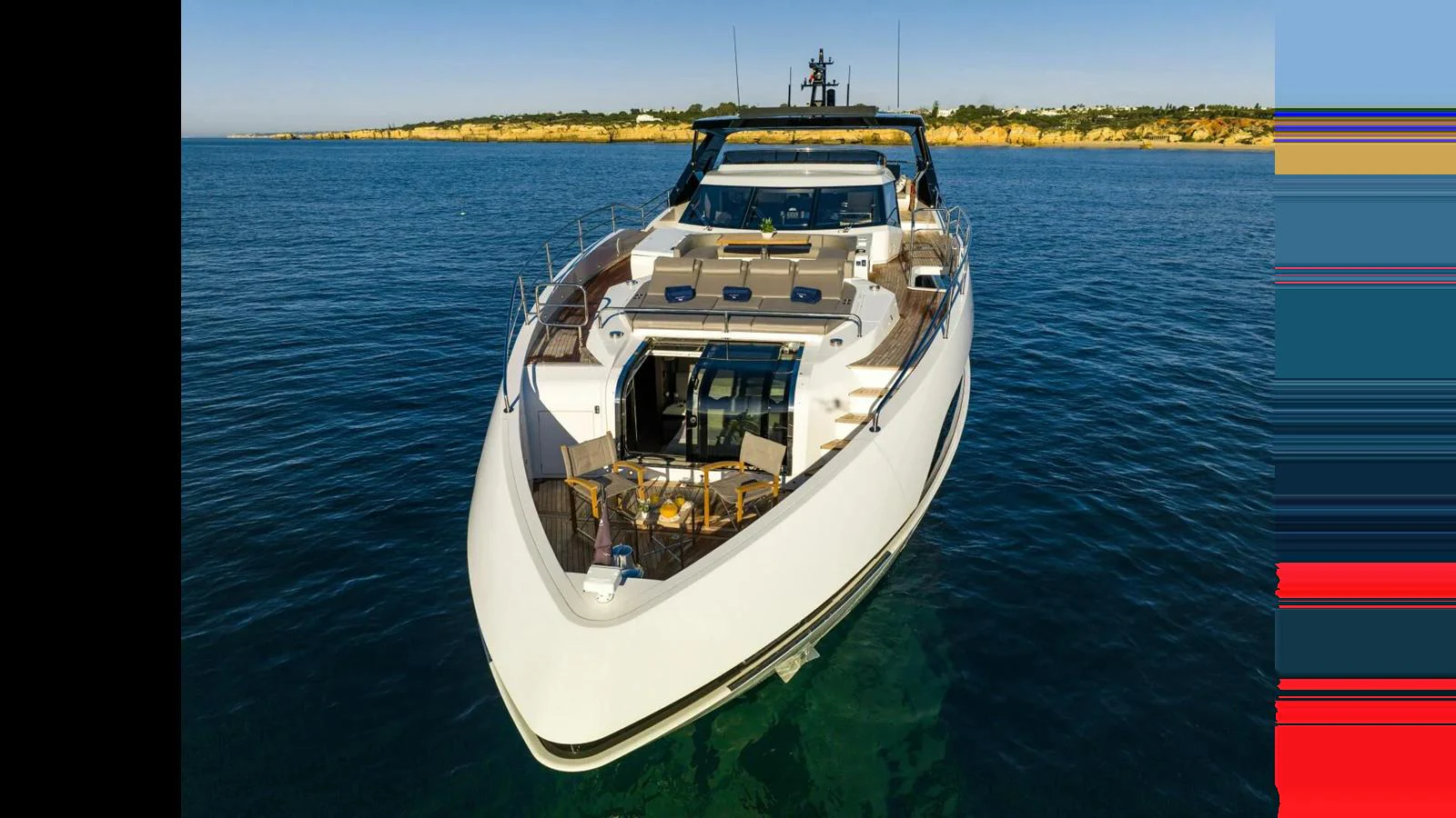 a boat on the water aboard 100 YACHT Yacht for Sale