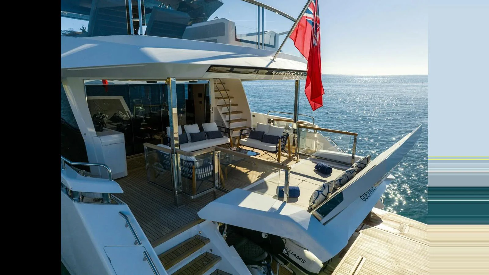 a boat on the water aboard 100 YACHT Yacht for Sale