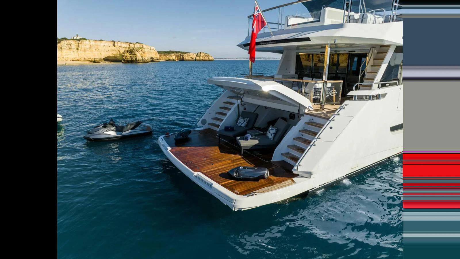 a boat on the water aboard 100 YACHT Yacht for Sale