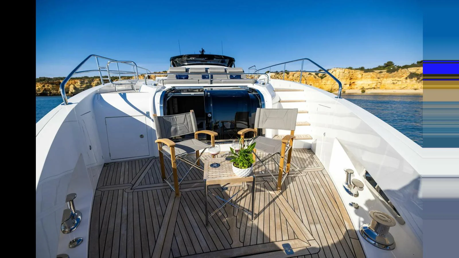 a boat on the water aboard 100 YACHT Yacht for Sale