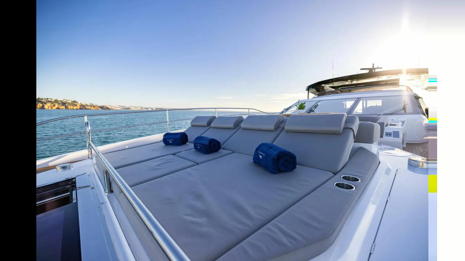 a boat on the water aboard 100 YACHT Yacht for Sale