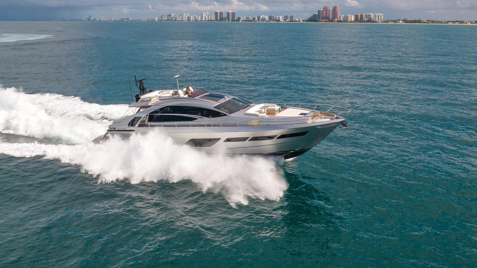 a boat on the water aboard ALEXANDRA Yacht for Sale