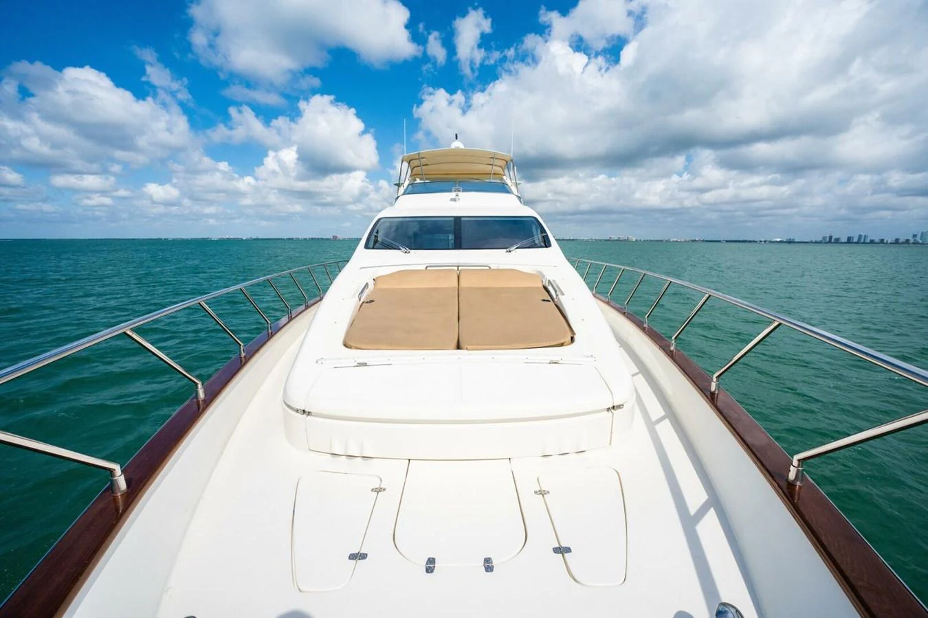 a boat on the water aboard AZURE Yacht for Sale