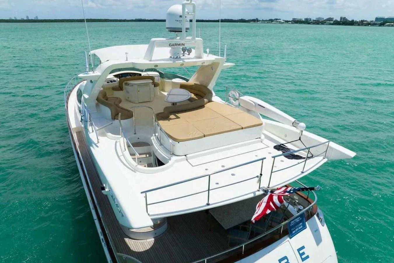 a boat on the water aboard AZURE Yacht for Sale