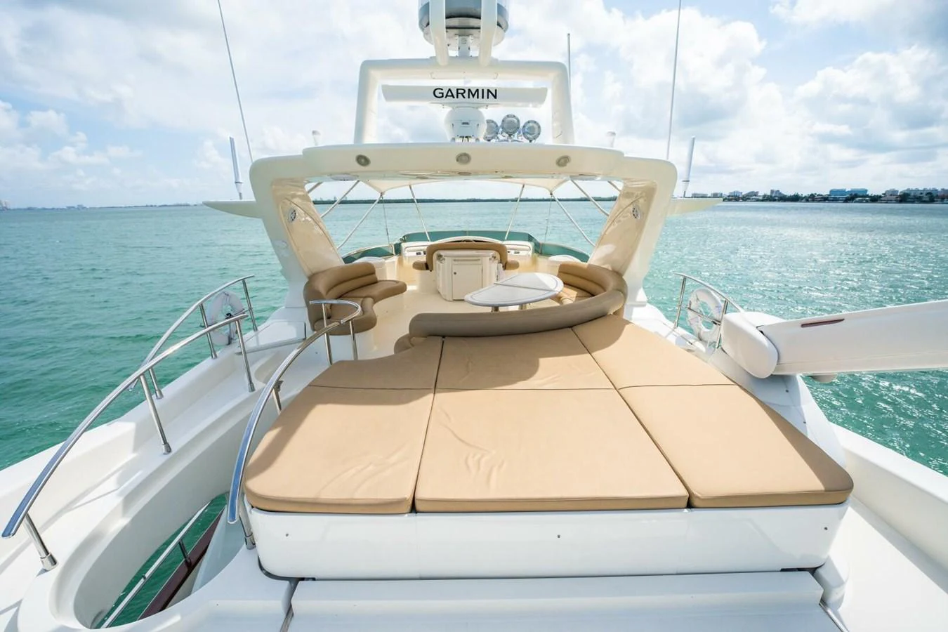 a boat on the water aboard AZURE Yacht for Sale