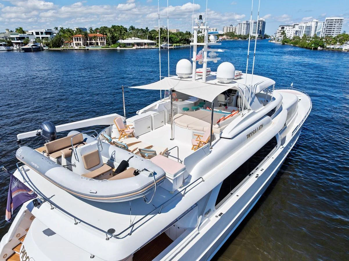 a boat on the water aboard PICOSA LADY Yacht for Sale