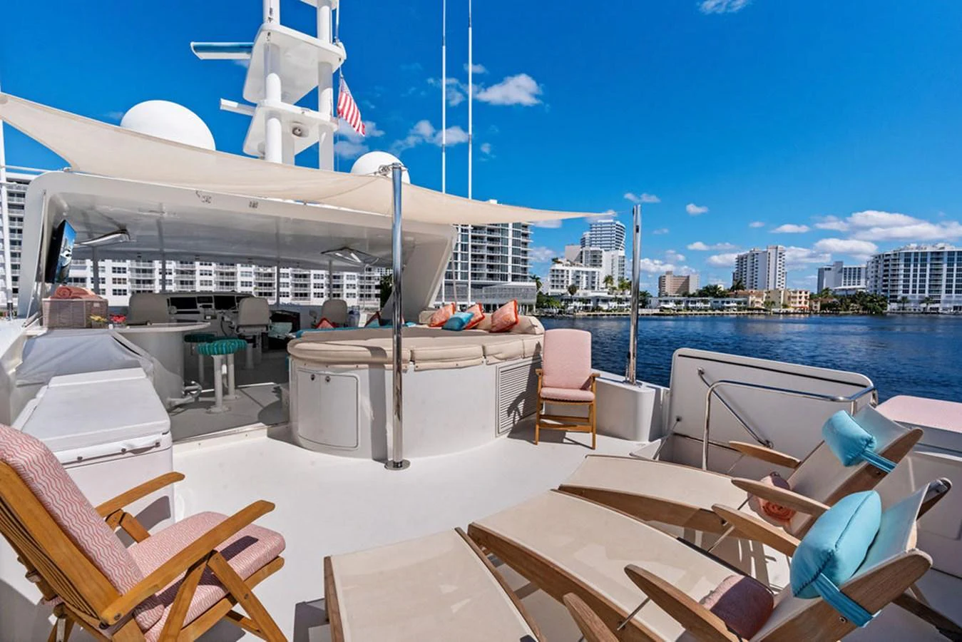 a boat on the water aboard PICOSA LADY Yacht for Sale