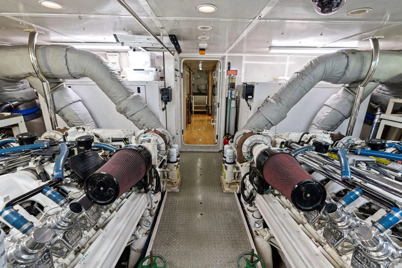 a room with machinery aboard PICOSA LADY Yacht for Sale
