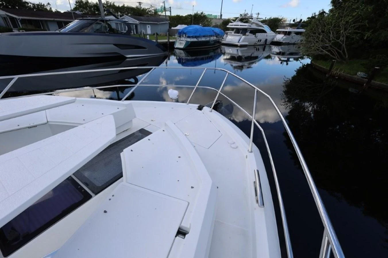 a group of boats on a river aboard GLN65001J819 Yacht for Sale