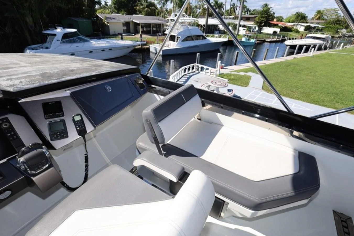 a boat on a trailer aboard GLN65001J819 Yacht for Sale