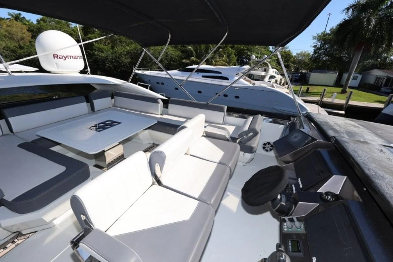 a group of white airplanes aboard GLN65001J819 Yacht for Sale