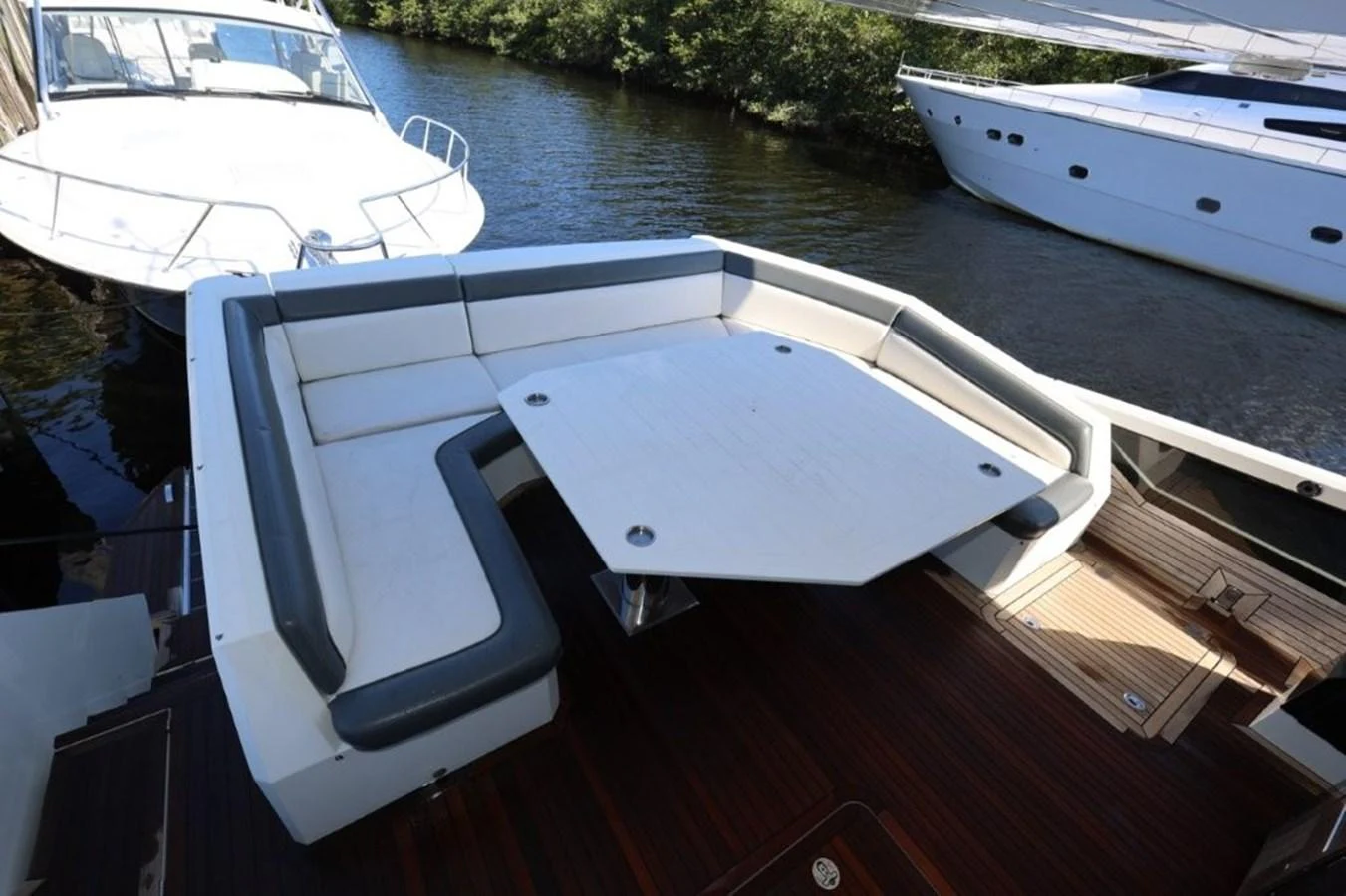 a boat on the water aboard GLN65001J819 Yacht for Sale