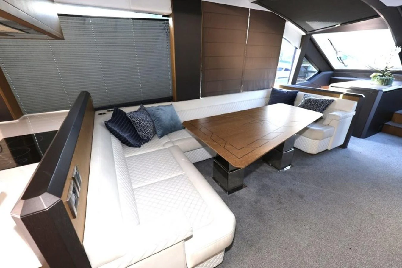 a room with a couch and a table aboard GLN65001J819 Yacht for Sale