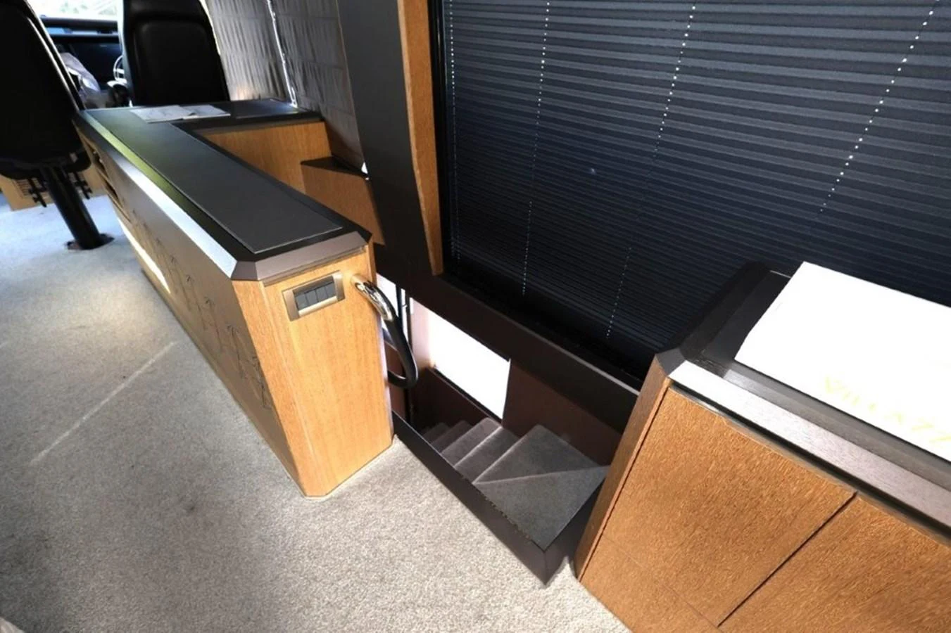 a cabinet next to a window aboard GLN65001J819 Yacht for Sale