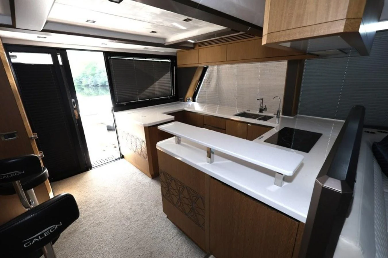a room with a large countertop aboard GLN65001J819 Yacht for Sale