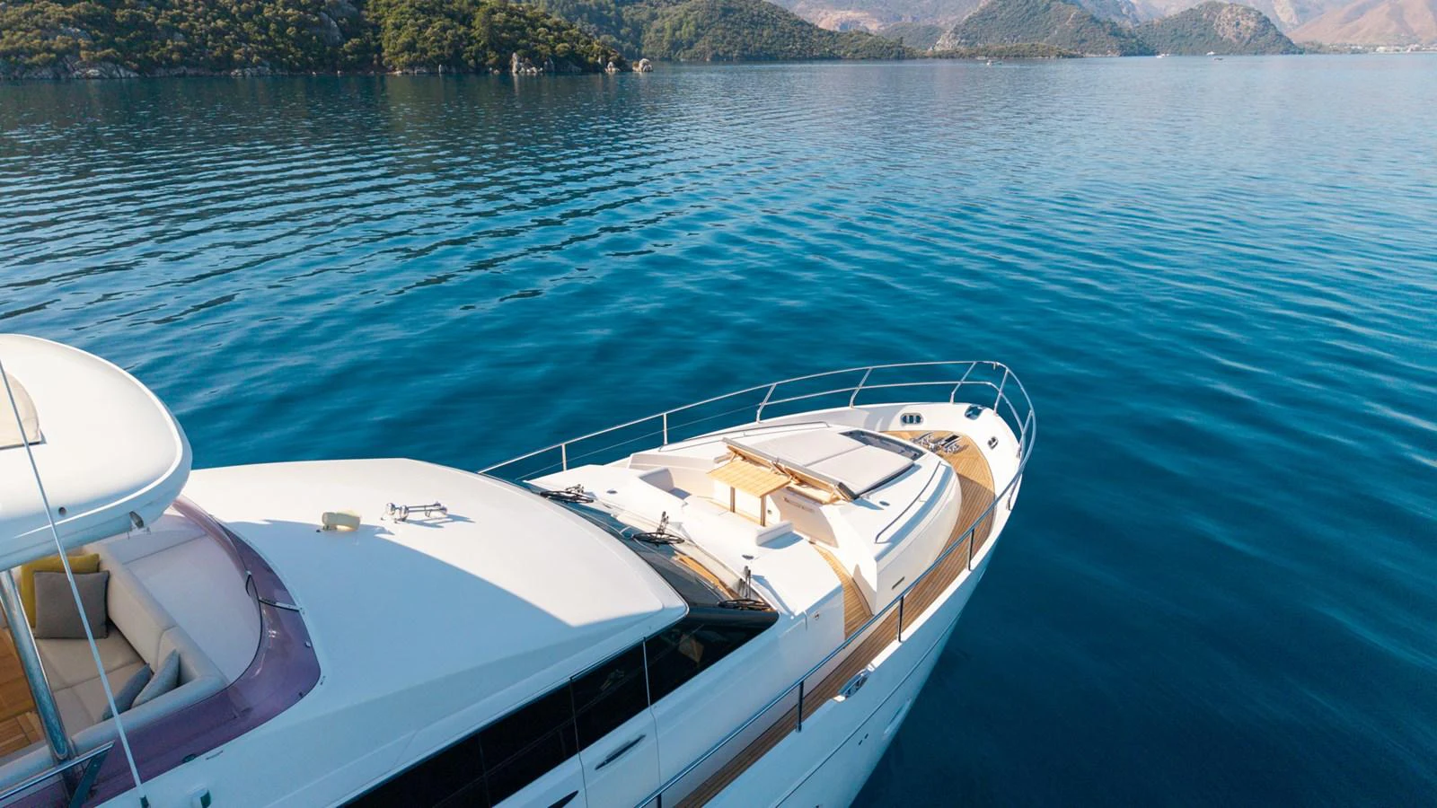 a boat on the water aboard MY LADY Yacht for Sale