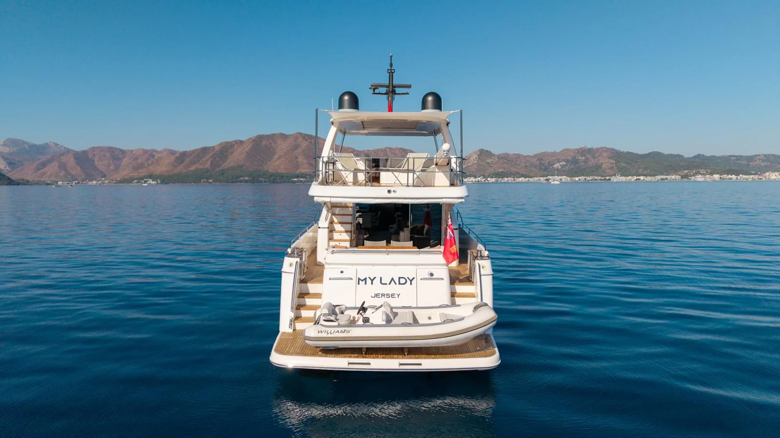 a boat in the water aboard MY LADY Yacht for Sale
