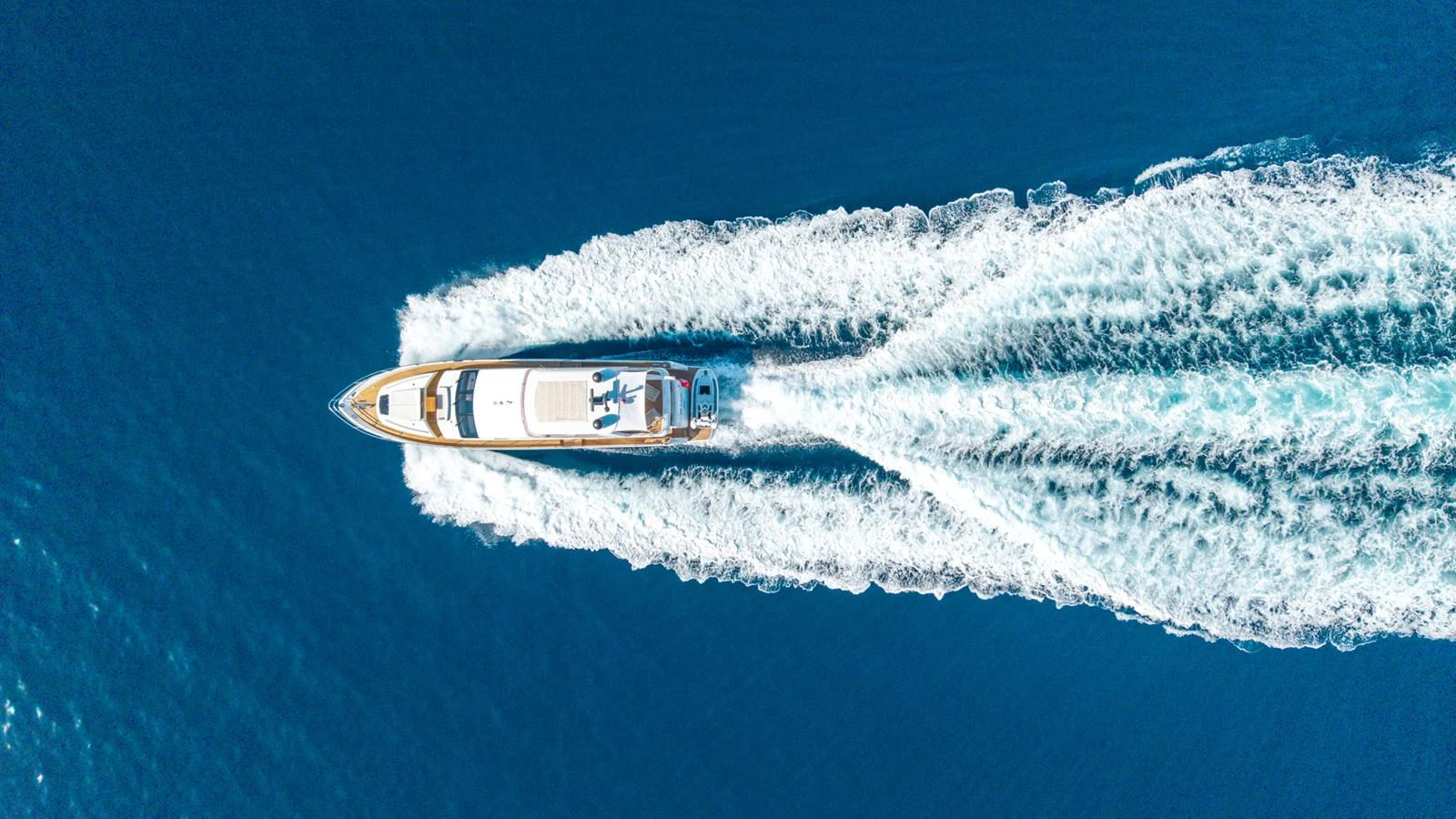 a boat in the ocean aboard MY LADY Yacht for Sale