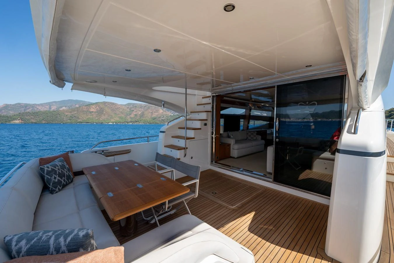 a boat on the water aboard MY LADY Yacht for Sale
