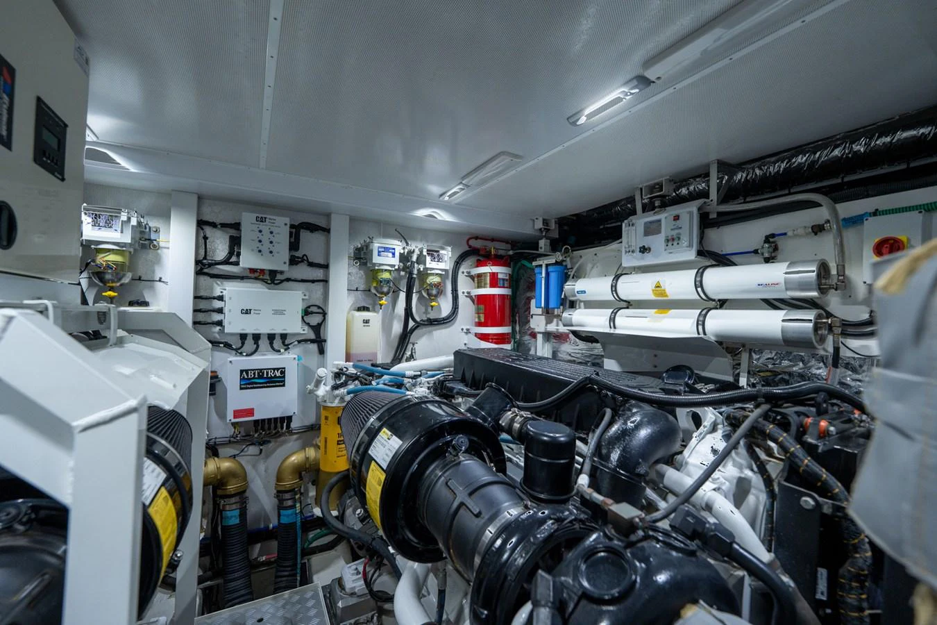 a room with machinery aboard MY LADY Yacht for Sale