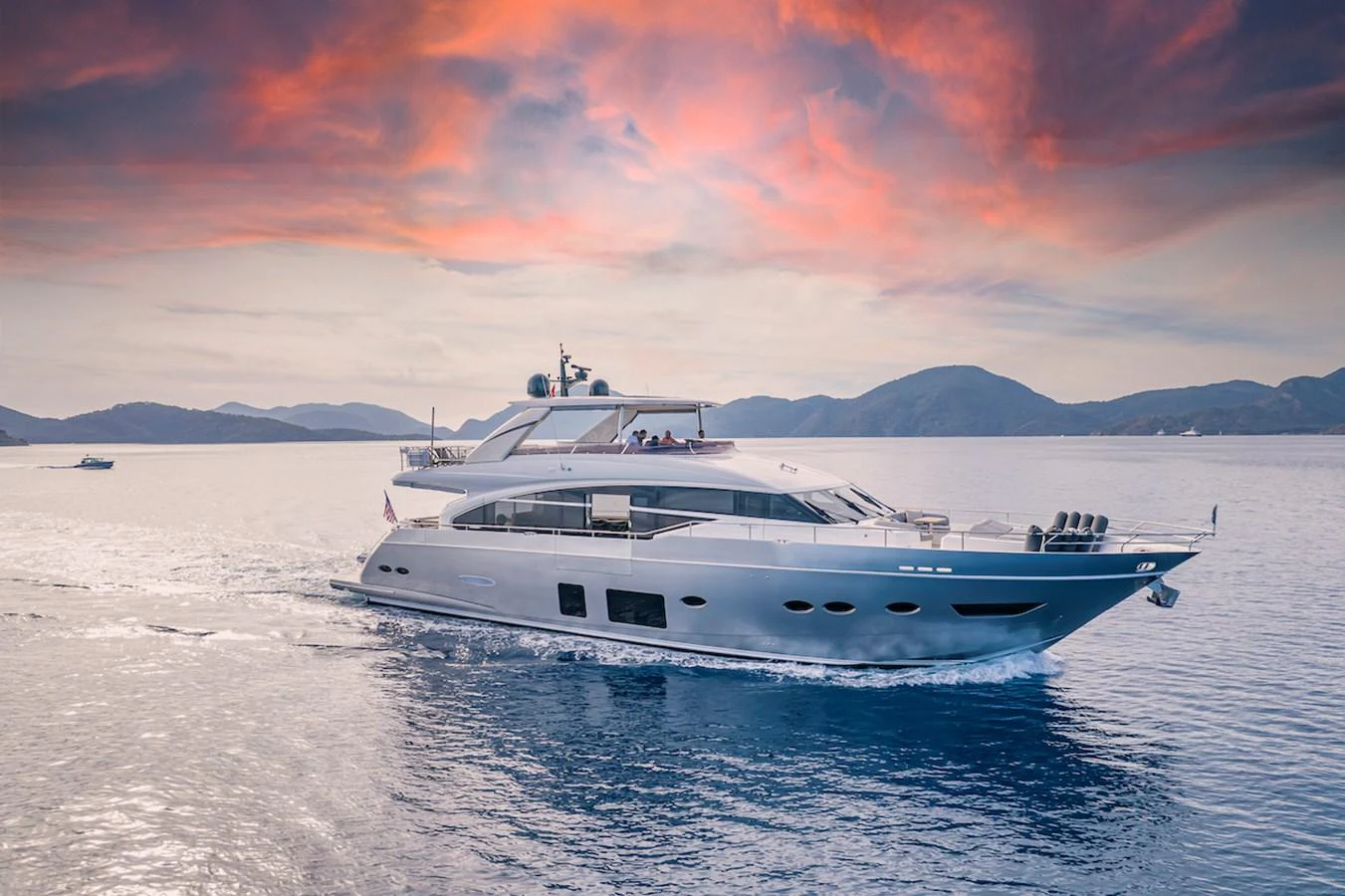 a boat in the water aboard LADY PARISA Yacht for Sale