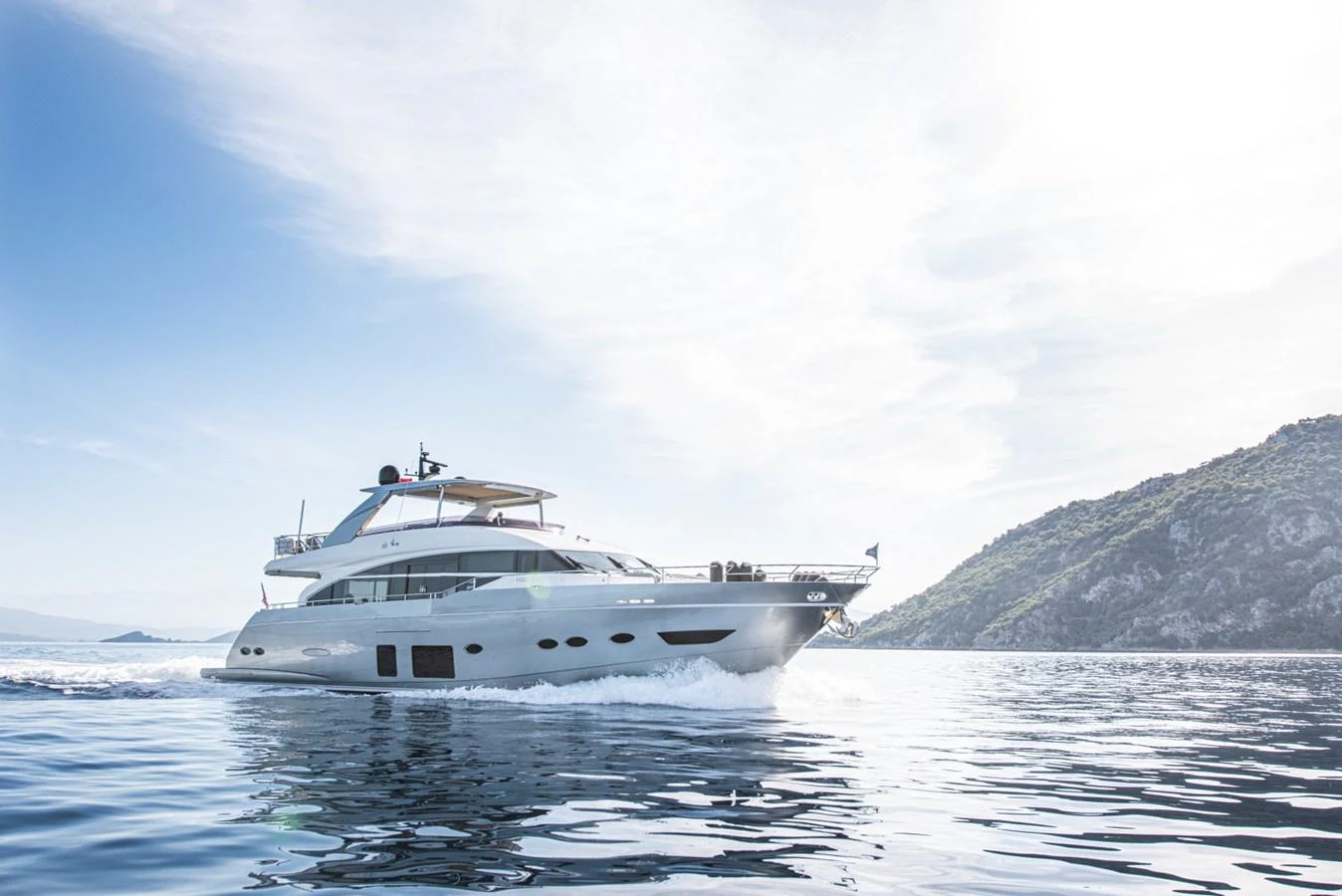a boat in the water aboard LADY PARISA Yacht for Sale