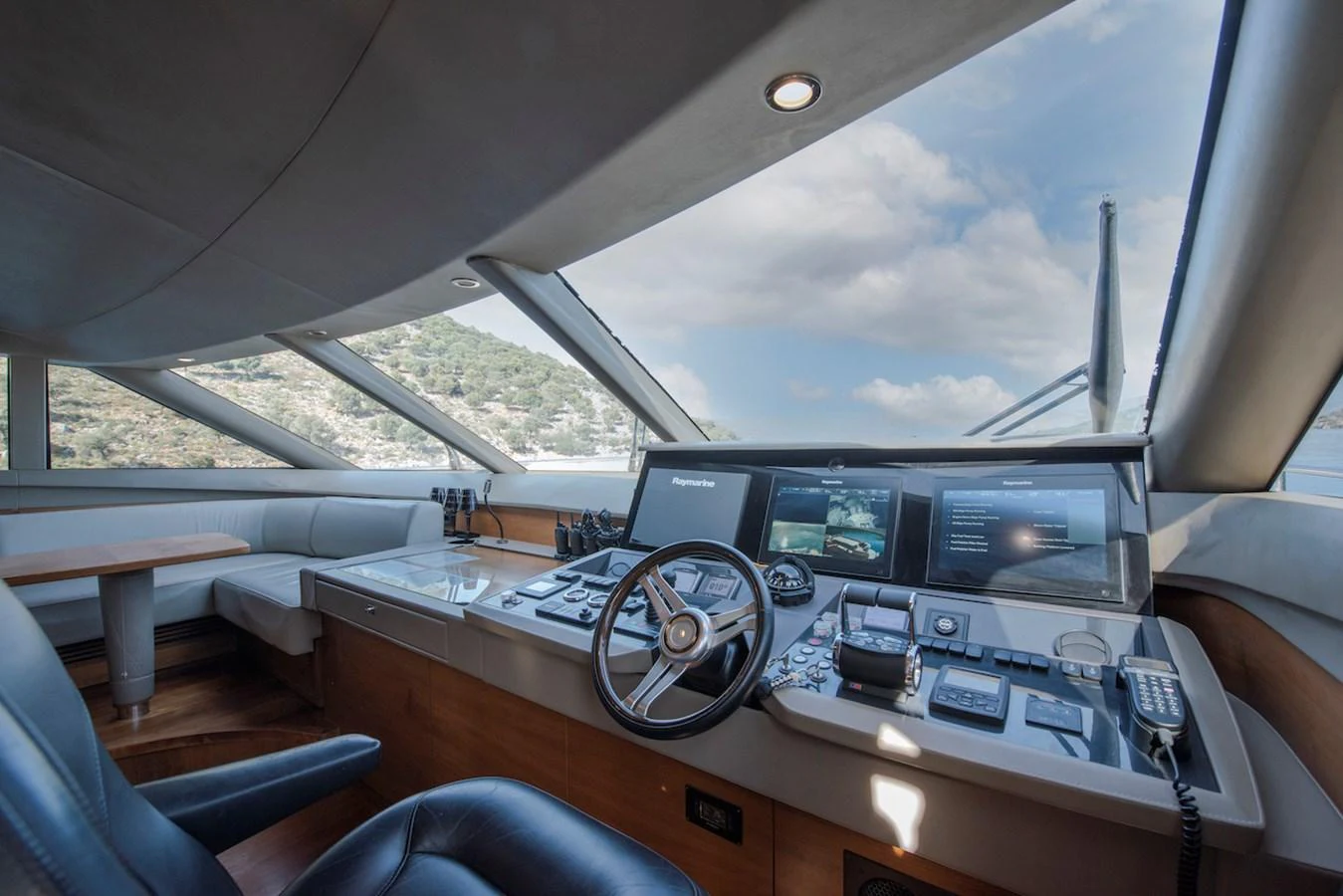 inside of a plane aboard LADY PARISA Yacht for Sale