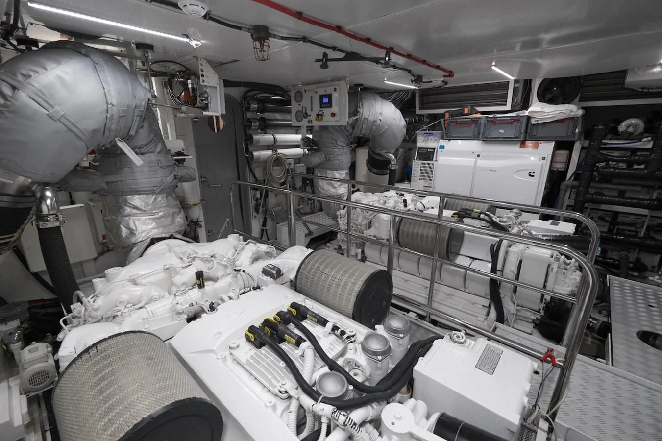 a room full of machines aboard LADY PARISA Yacht for Sale