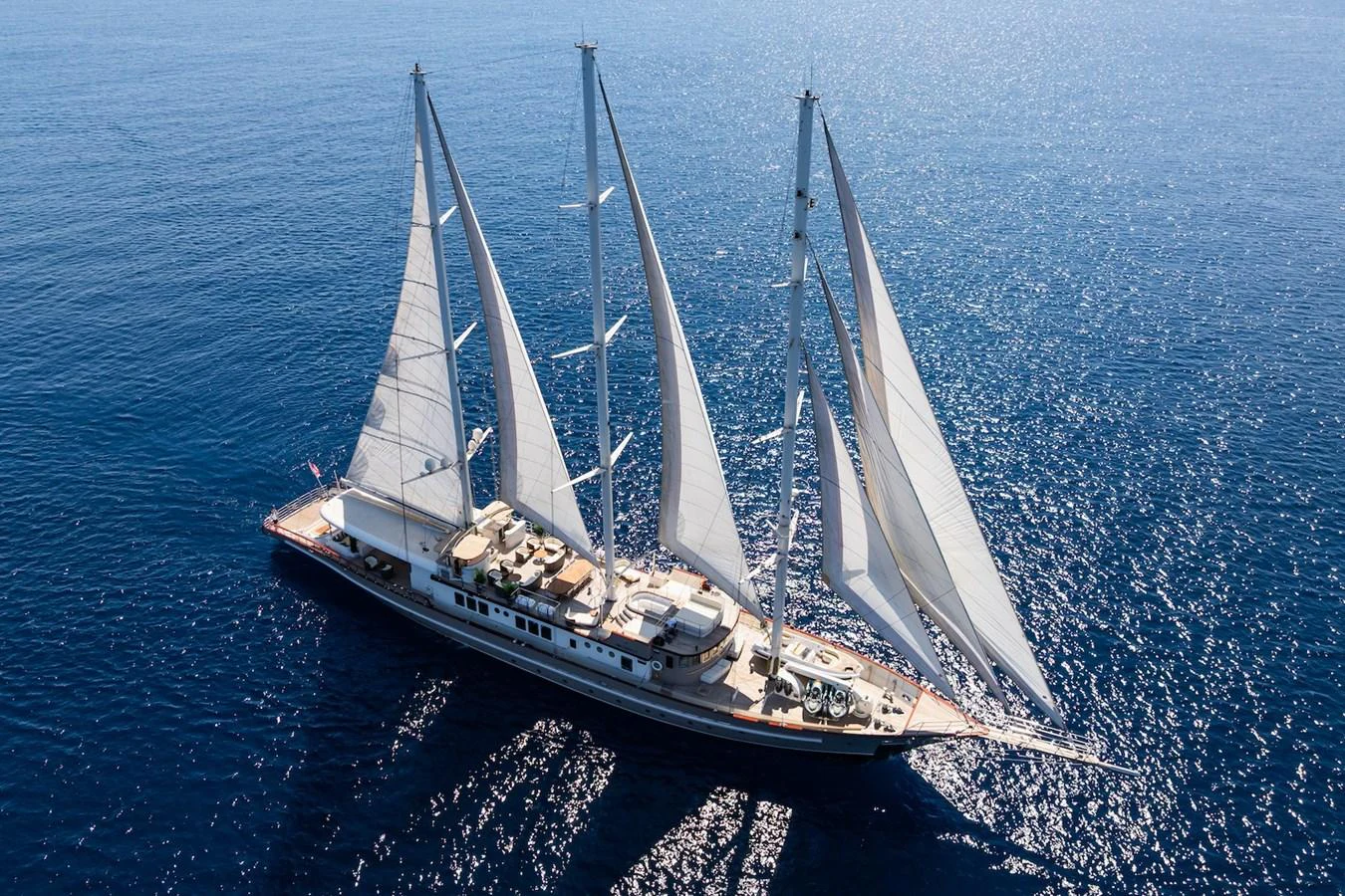 a sailboat on the water aboard THE LANGLEY Yacht for Sale