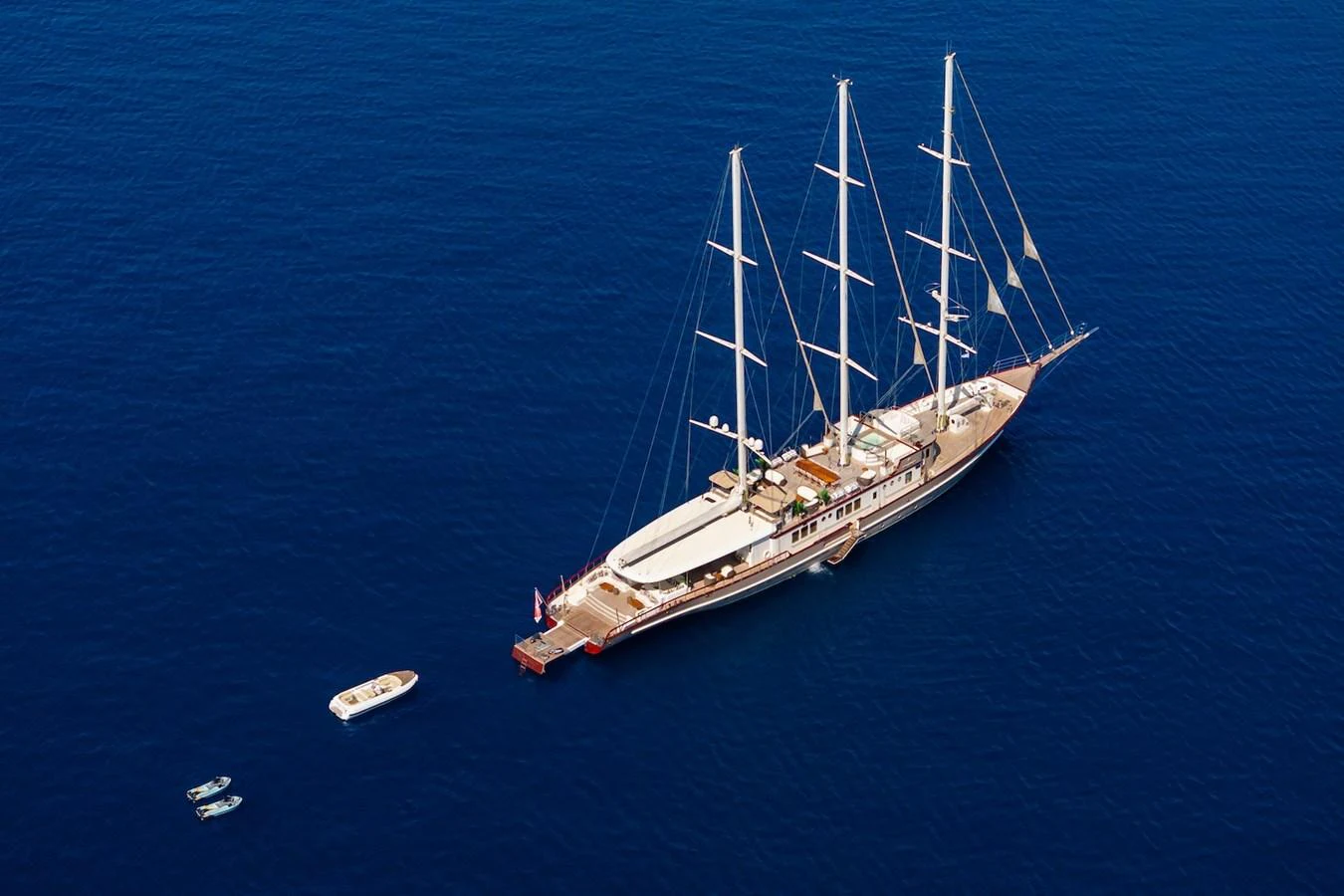 a boat in the water aboard THE LANGLEY Yacht for Sale