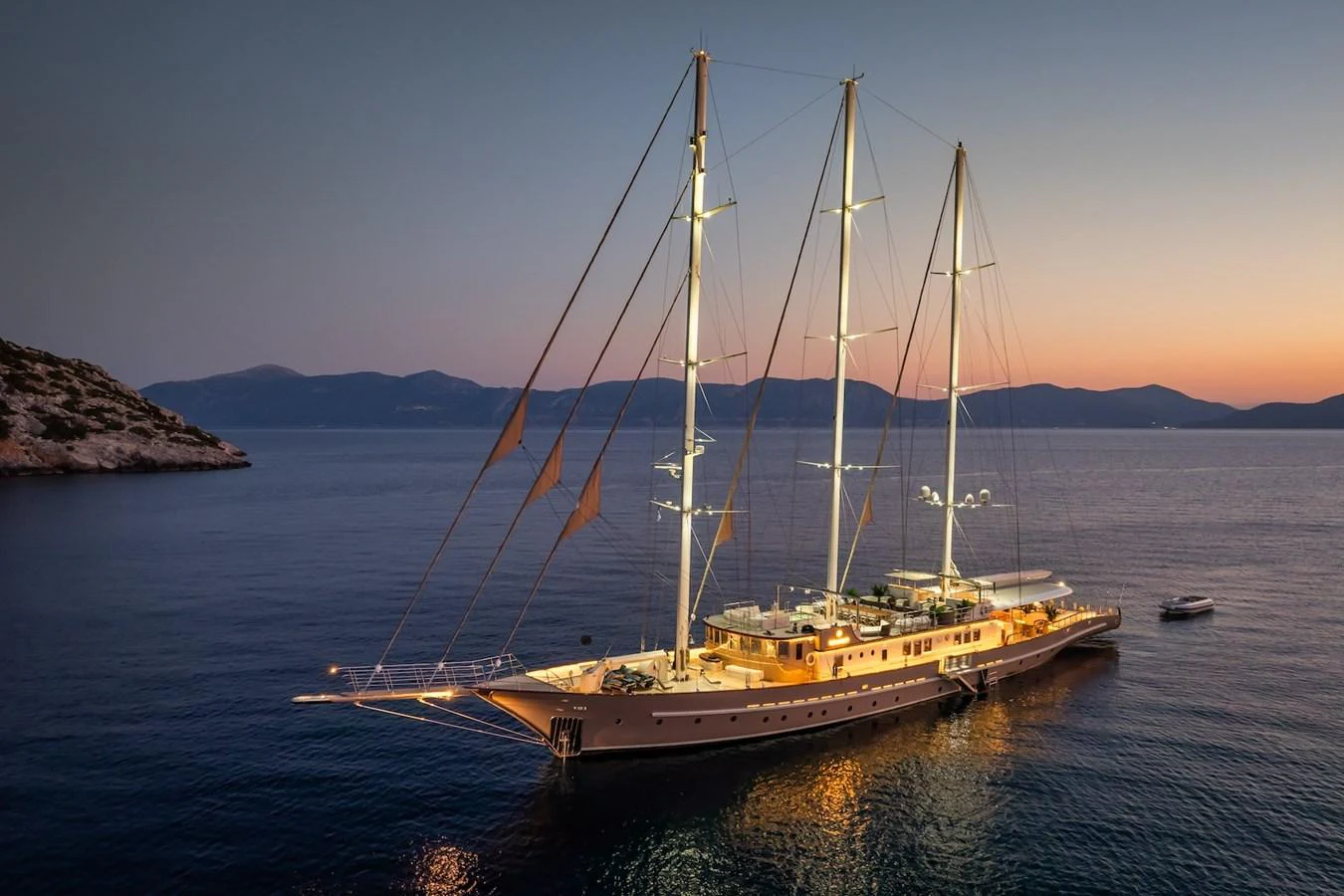 a sailboat on the water aboard THE LANGLEY Yacht for Sale