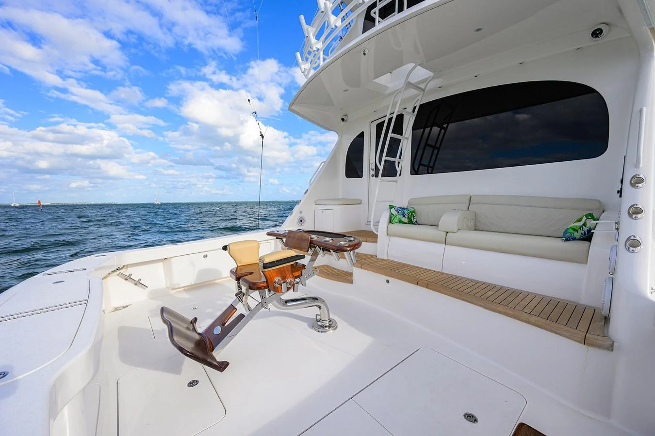 a boat on the water aboard MARLIN MONROE Yacht for Sale