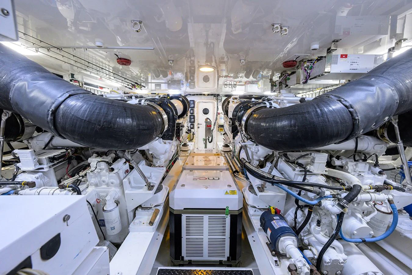 a machine with a large pipe aboard MARLIN MONROE Yacht for Sale