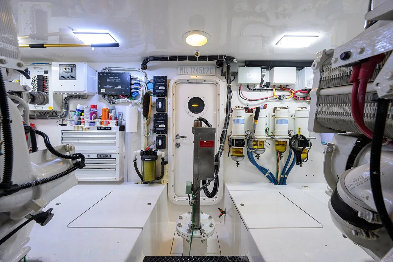 a close-up of a machine aboard MARLIN MONROE Yacht for Sale