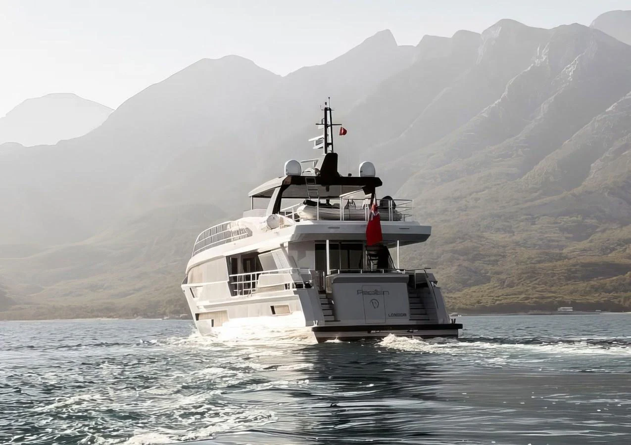 a boat in the water aboard PAPILLON Yacht for Sale