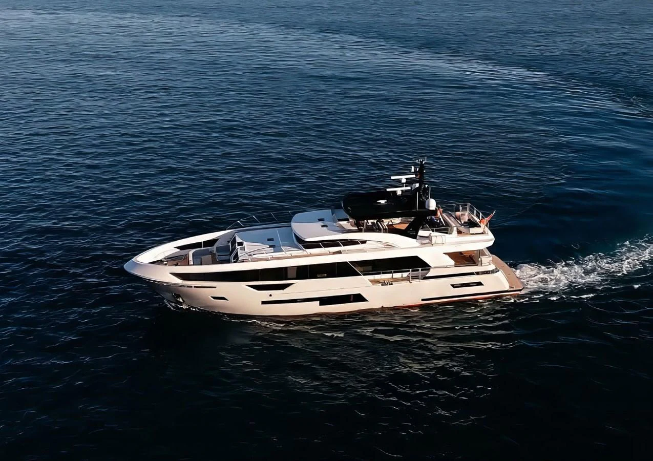 a boat in the water aboard PAPILLON Yacht for Sale