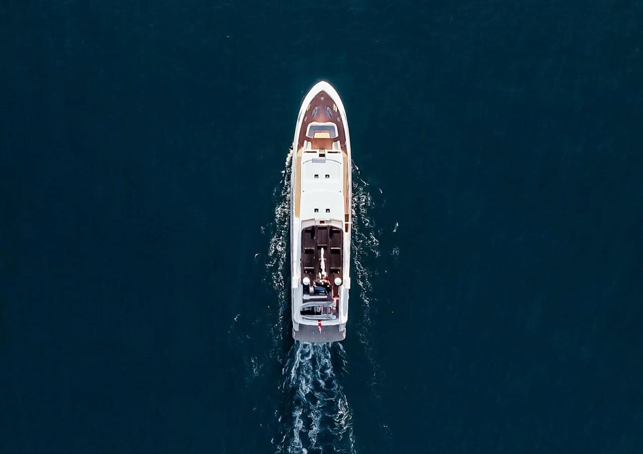 a boat in the water aboard PAPILLON Yacht for Sale