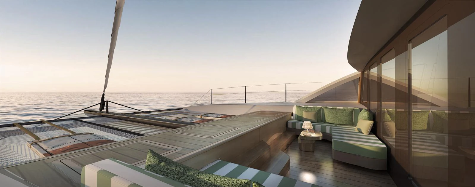 a boat on the water aboard FUSION 80 Yacht for Sale
